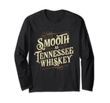 Smooth Tennessee Whiskey Label Style Retro Tee Long Sleeve T-Shirt