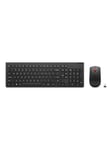 Lenovo Essential Wireless Combo Gen 2 - keyboard and mouse set - Danish - black Input Device - Tastatur & Mus sæt - Dansk - Sort