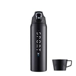 Haohaojia Vacuum Bottle for Travel, Travel Flask Thermal Flask Coffee Cup Lid, Sports Water Bottle 1.5L, Stainless Steel Travel Coffee Mug, Flask for Hot and Cold Drinks,Vacuum Insulated Flask 1500ml