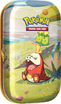 Pokémon TCG: Paldea Friends Mini Tins—Fuecoco (2 Booster Packs, 1 Art Card & 1 Sticker Sheet)