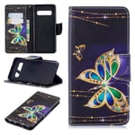 Plånboksfodral Samsung Galaxy S10 - Guldfjäril