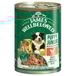 James Wellbeloved Junior Dog Hypoallergenic Paté med kyckling - Ekonomipack: 12 x 400 g