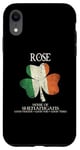 Coque pour iPhone XR Rose nom famille Irlande maison irlandaise des shenanigans
