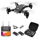 Yxs 4K Ultra HD Drone with Dual Camera, 2Battery RC Quadcopter for Adults, 50x zoom, Auto Return Home,Gravity Sensing Control, Automatically recognize