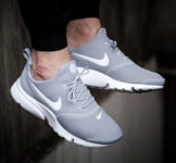 Nike Presto Fly Wolf Grey Men's Slip On Trainers Shoes UK 11.5