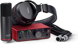 Focusrite Scarlett Solo Studio 4th Gen USB Audio Interface Bundle for the or and