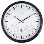 Horloge de Station Météo Extérieure - Ø50.8CM - Plastique - Noir Sunflower