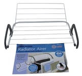2 Pack of 9 Bar Radiator Airer Dryer Clothes Drying Rack Rail Towel Holder Hang