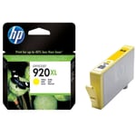HP 920XL 920 XL Yellow Genuine Original Printer Ink Cartridge 6000 6500 7000 New