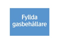 Fyllda gasbehållare