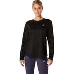 Asics Core LS Top Dam XS - Svart Långärmad Tröja för Löpning