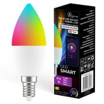 Extralink Smart Life LED-lampa E14 C37 – RGB – WiFi – 2700–6500K – 5W