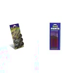 Revell - 32340 - Accessoire pour Maquette - Set Couleurs Militaires & 29621 - Accessoire Maquette - Pinceaux - Pinceaux Standard 6 Tailles