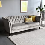 Skånska Möbelhuset 3-sits soffa Henry Chesterfield - 210 cm