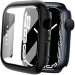 Skal med skärmskydd till Apple Watch 7 / 8 (45 mm) Svart