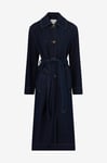 Mango - Jeanskappa Trench Coat Amelia - Blå