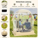 Sporttält för 1-2 personer pop-up tält med väderbeständig kapell bärbar & hopfällbart utomhus bubbeltält litet