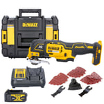 DeWalt DCS355 18V Brushless Oscillating-Multi Tool With Accessories + 1 x 4.0...