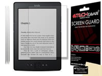 TECHGEAR [3 Pack] Amazon Kindle 6" eReader (2010 to 2014 Generations) Clear Screen Protectors with Cleaning Cloth & Applicator Card