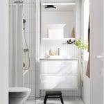 IKEA ÄNGSJÖN / BACKSJÖN kommod m lådor/tvättställ/kran 82x49x71 cm