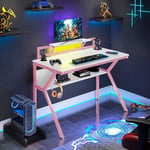 Ergonomic 2 Tier Gaming Computer Office Desk