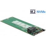 DeLOCK M2 SATA SATA 22pin eller SFF-8643 NVMe - 67-pin M2 NVMe-adapteren