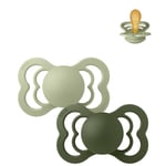 BIBS Supreme 2pk symmetrical/natural rubber latex – sage/hunter green - 1