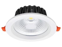 COB 12W Recessed Commercial LED Downlight Daylight 6000k AC100-240v PL and Metal Halide Replacement CDL12