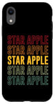 Coque pour iPhone XR Star Apple Pride, Star Apple