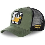 Cartoon kanin anka baseball keps anime sommar mesh keps amerikansk trucker hatt solskydd Grön anka