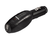 Hama USB Car Charger SCP for MP3 Sticks - Strömadapter för bil (USB) - svart - för Samsung YP-K5JQ, P2, T10, T9JABY, T9JQBY, U3JQG, U3JQP TrekStor vibez
