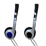 Wired Retro Headphone 3.5mm Retro Headset Y2k Headphones  CD/Walkman/Mp3