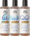Urtekram Organic Coconut Shampoo for Normal Hair - 250ml (Pack of 3)
