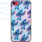 Apple iPhone SE (2022) Genomskinligt Skal Stitch Retro