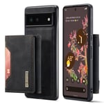 DG.MING M2 2in1 Google Pixel 7 5G skal med en plånbok - Svart