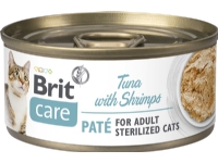 Brit Care Cat Sterilized. Tuna Paté with Shrimps 70g - (24 pk/ps)
