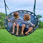 TP Toys Toys Giant Nest Swing - Kids Nest Swing Seat Round Hanging Tree. Weatherproof, Adjustable Hanging Rope For Outdoor Playground. High-Density Fabric, Padded Edge Protection. Tree Swing, 3 Years+