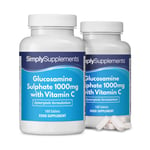 Glucosamine Sulphate 1000mg with Vitamin C *360 Tablets *Supports Healthy Joints