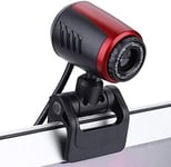 Webcam USB 2.0 HD avec Microphone, cam¿¿ra Web HD avec Rotation ¿¿ 360 degr¿¿s pour Ordinateur/PC/Ordinateur Portable pour Skype/MSN, Plug and Play