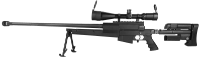 ARES Airsoft Ares PGM .338 Gas Sniper Rifle Full Metal - Svart