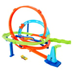 Hot Wheels - Action Loop Cyclone Challenge Track Set (Htk16) Toy NEW