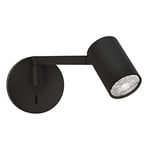 Astro Ascoli Swing Indoor Reading Light (Matt Black), GU10 LED Lamp, Designed in Britain - 1286088-3 Years Guarantee