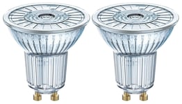 Osram 5W LED Full Glass GU10 Bulb - Twin Pack