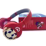 Barn hörlurar - Super Mario för åldrarna 3-7 år Trådlösa Bluetooth-hörlurar