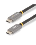 StarTech.com Câble USB4 de 1m, USB-C Certifié par l'USB-IF, 40 Gbps, Cordon Transfert Données USB Type-C, 100W PD, 8