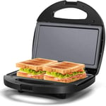 Deep Fill Toastie maker, Sandwich Toaster with Non-Stick Flat Plates, Small Pani
