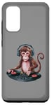 Galaxy S20 Monkey Dj Headphones Funny Monkey For Men Women Kids Case