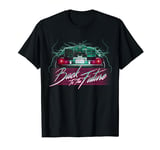 Back To The Future Retro Delorean Portrait T-Shirt