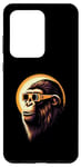Coque pour Galaxy S20 Ultra Sun Shadow Monkey - Total Solar Eclipse Glasses 8 April 24