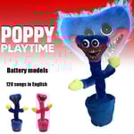 Poppy Playtime Huggy Wuggy Dansande Kaktus Leksak BLÅ blue